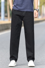 棉质休闲裤男加厚加绒秋冬季男士宽松直筒长裤子D6079-P45加绒P55，男装卫衣，星座509