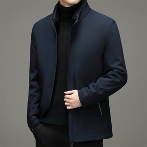 脱卸领棉服男221冬季中年男休闲纯色棉服装外套YYYRM8801-P185