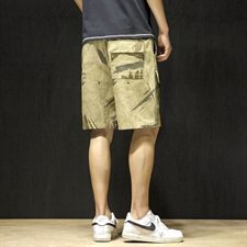20夏季日系大码休闲潮流运动迷彩工装沙滩短裤五分裤K1023-P35，男装休闲裤，电商A009A（原A058A）