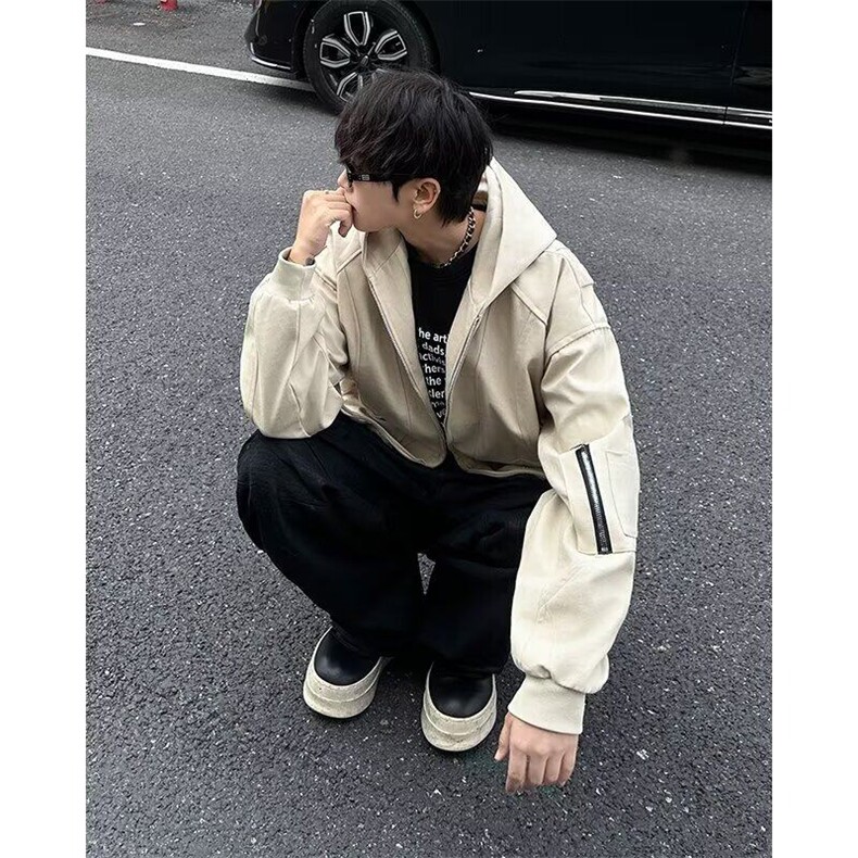 哈灵顿帆布座山雕短款夹克外套R3002P90,男装夹克,星座1116-2