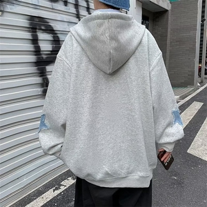 男2023年秋季新款抽绳卫衣长袖外套上衣L36P46图片