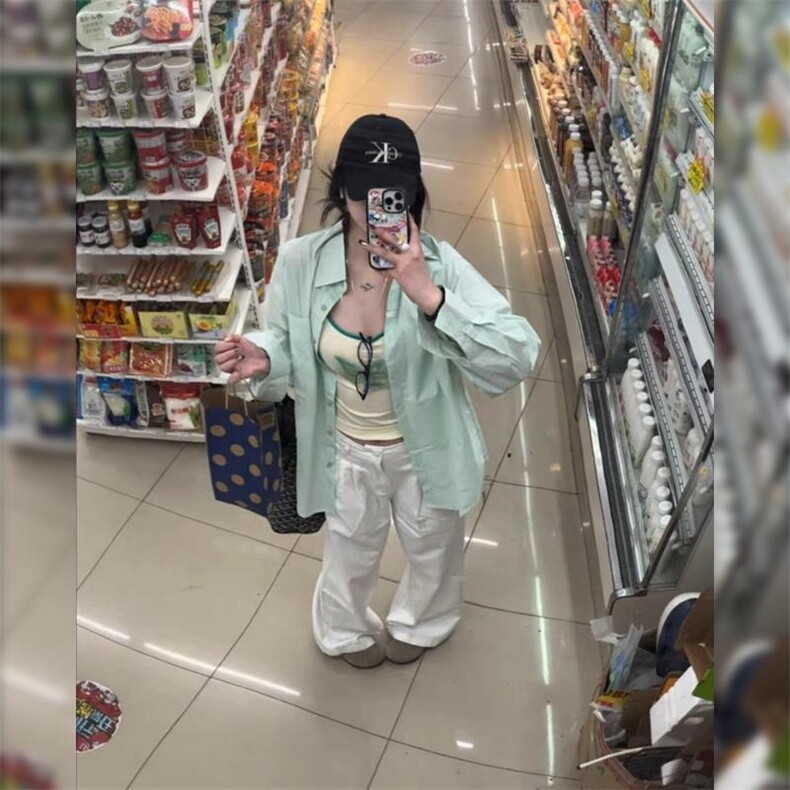 TC644-P45纯棉正肩衬衫2026新款宽松百搭显瘦衬衣长袖,女装衬衫,星座617A-2