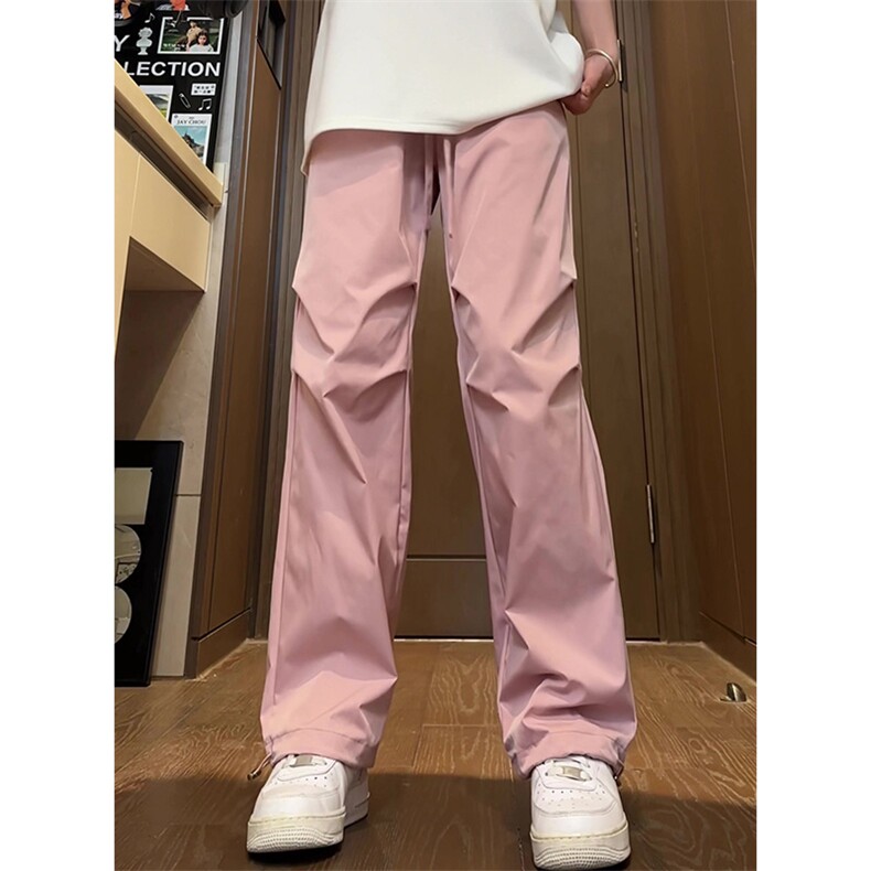 青少年休闲褶皱伞兵裤三防户外情侣款工装运动速干裤男-K2366-P58图片