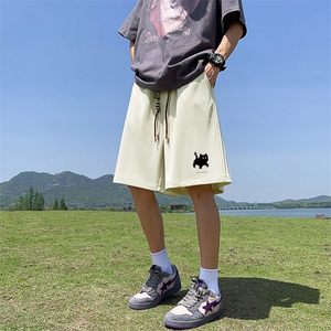 25年直播抖音得物品质运动男中裤五分休闲短裤K314P30控48图片