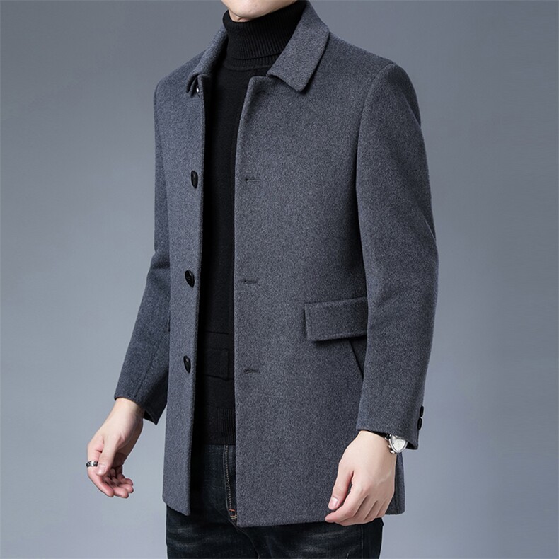 M2105钱塘2020-3双面呢羽绒服大货稳定主推长期款P375图片
