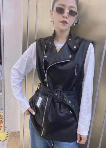 机车款腰带马甲，女装马夹，DD+(4F)
