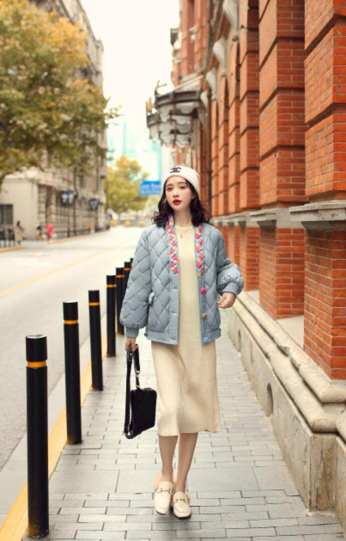 名族风轻薄羽绒服90绒，女装羽绒服，卡西姆