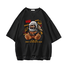 春夏季七分袖t恤男大码五分袖男短袖中袖白底Q11281-P30，男装T恤，电商A040A
