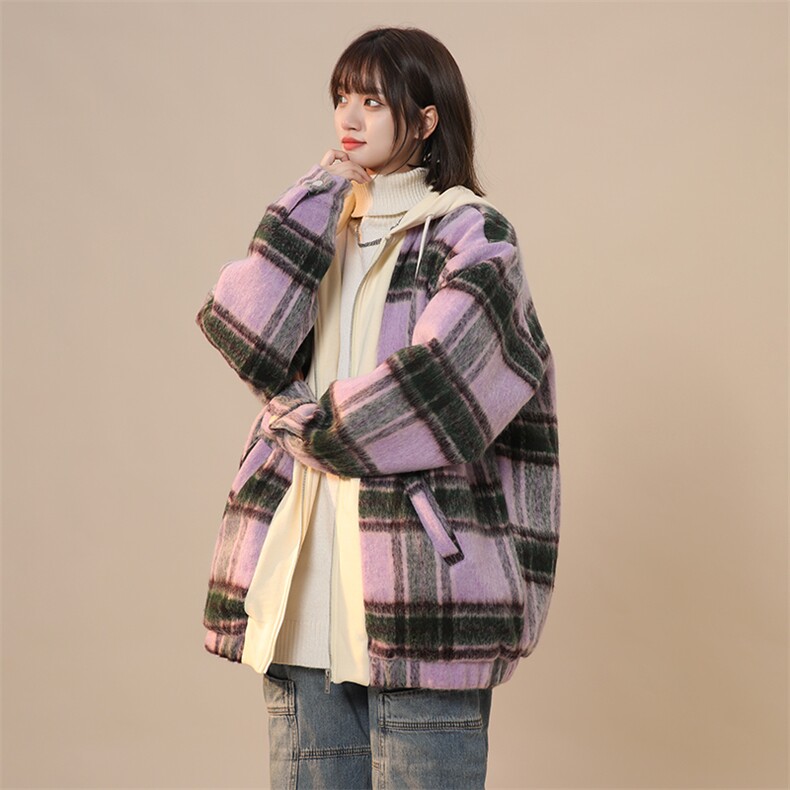 ins加厚中长款毛呢料外套连帽棉衣棉服男225-2-20909-P135,男装棉衣,星座225-2