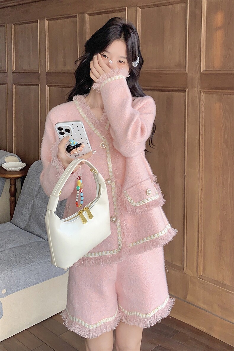 【现货主推】时尚小香风套装短裤两件套2C081-5203P135K198,女装套装/套裙,2C081