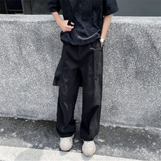 DN817-P55新款宽松休闲裤男韩版潮流百搭裤子夏季薄款阔腿拖地裤，男装休闲裤，星座603-2
