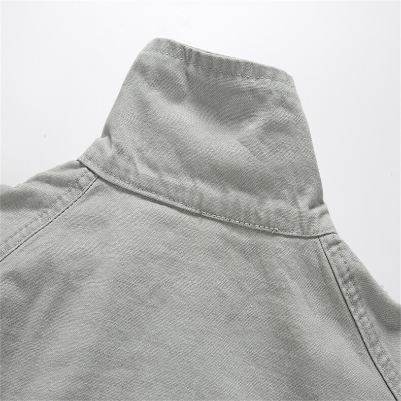 得物二开复古工装宽松立领水洗cleanfit夹克美式简约JK1252-P98,男装夹克,星座1103-3