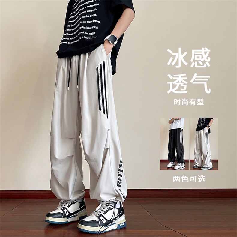 夏秋衔接款速干宽松休闲裤M-5XL-KZ8596-特P35图片