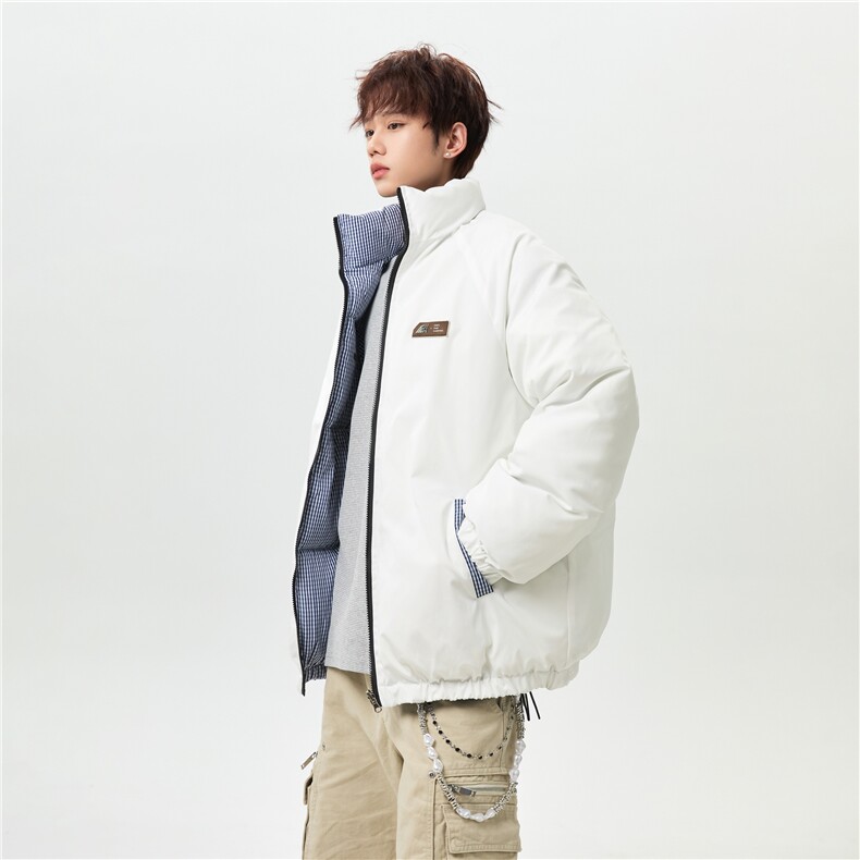 XZ-230-1MY700男模无影墙百搭格子刺绣双面穿休闲面包服P118控158,女包手腕包,星座230-1