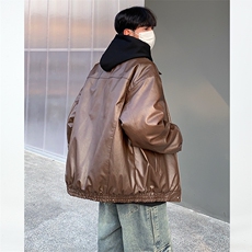 常规PY03-P88加棉MY03-P118现货皮夹克冬天防风皮棉衣棉服，男装夹克，电商B327