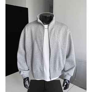 重磅全棉结构款450克拉链开衫卫衣硬挺外套男 RH5332-P55图片