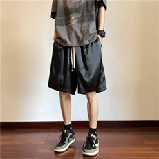 美式新品潮男休闲重磅拉链短裤五分宽松中裤子男-KZ20-P40，男装牛仔裤，星座222-7