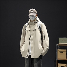 新款男女高品质户外登山服青少年学生冲锋衣夹克外套HS6606-P65，男装夹克，星座1206（原A206）