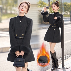 羽绒毛呢外套女2025年冬季新款气质赫本风时尚小香风冬季呢子外套,女装羽绒服,拾衣,浙宝-杭派风 羽绒毛呢外套女2025年冬季新款气质赫本风时尚小香风冬季呢子外套,女装羽绒服,拾衣,浙宝-杭派风