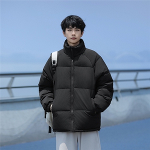 海边时尚宽松拼接撞色休闲百搭立领棉服A247-MY8891特批65控98图片
