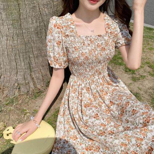 夏季韩版显瘦连衣裙，女装连衣裙，E莎