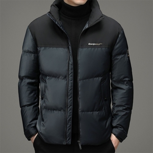 2023新款冬季中年男羽绒服加厚外套爸爸装宽松上衣YYYR102-P240图片