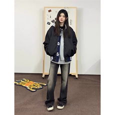 1506-1/JGJ121/P67美式复古拼接提花飞行员夹克外套男棒球服，男装夹克，星座1506-1