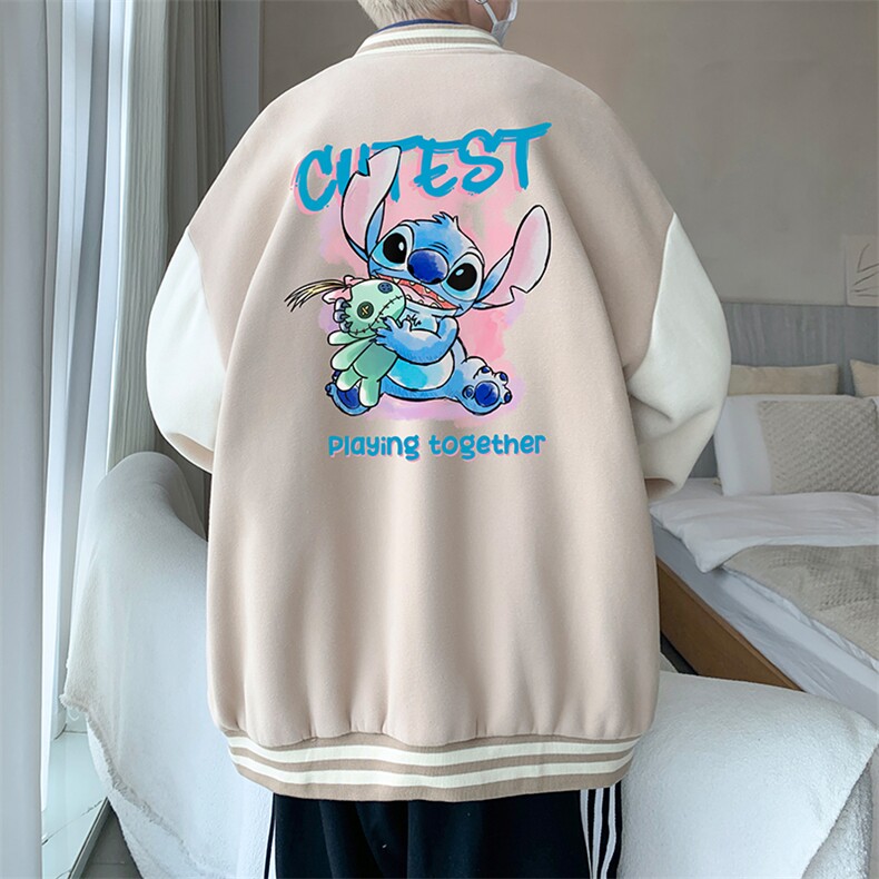 摇粒绒棒球服男大码开衫卫衣男夹克BF86335-P65,男装夹克,电商A040