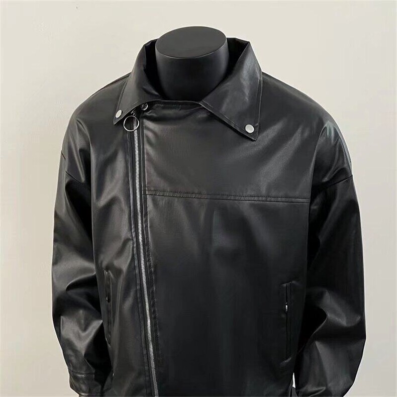 美式PU皮衣棉服男士高街潮牌加绒加厚外套机车服夹克Y1012/P80,男装夹克,星座506