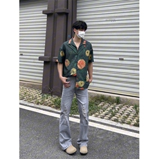 cleanfit夏季弹力牛仔裤男美式高街vibe裤灰色水洗做旧牛仔裤，男装牛仔裤，星座310A-4