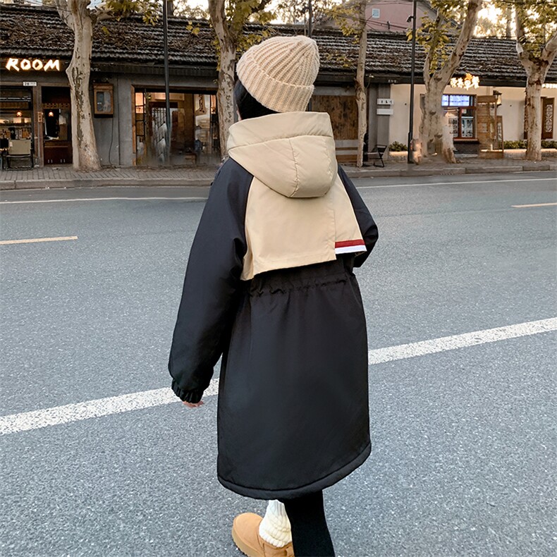 【设计】2D148-A36宽松休闲防风防水加绒加棉外套P215-K335,女装棉衣/棉服,2D148