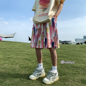 XZ616 夏季新款坠星冰丝裤休闲沙滩裤  TY875 P25控39图片