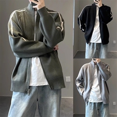 针织开衫男潮流秋冬男士2025新款休闲高级感休闲毛衣MZ817-P67，男装针织衫/毛衣，星座412-3