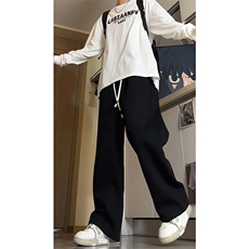 春季加长版高个子休闲卫裤男款188cm110直筒阔腿休闲裤KZ006P45，男装休闲裤，电商B312
