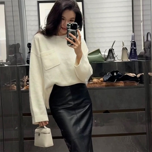 女士秋冬羊毛衫羊毛保暖柔软贴肤图片