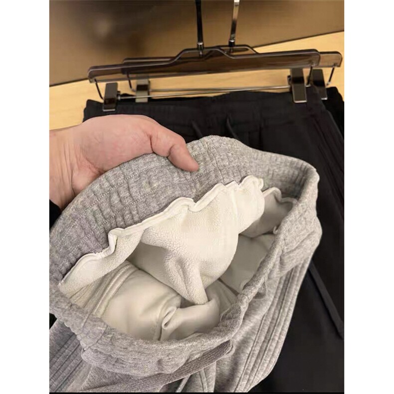 秋冬加绒宽松男弯刀裤休闲长裤K02-1P65,男装卫衣,星座1012-1