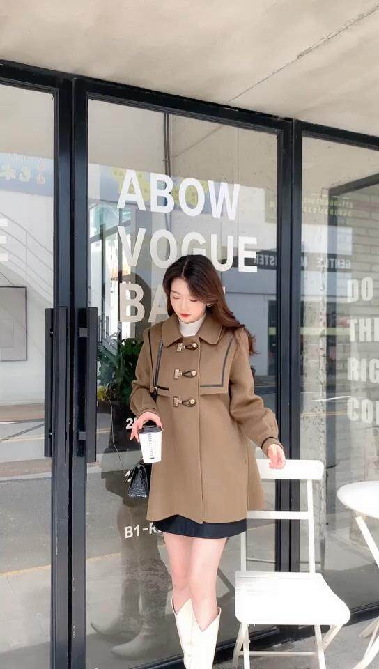 羊绒大衣现货，其它，秋水伊人