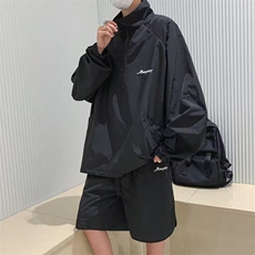 W9834-P45网图现货美式户外防晒衣夏宽松速干防嗮服冲锋衣套装，男装防晒衣，星座1608-2