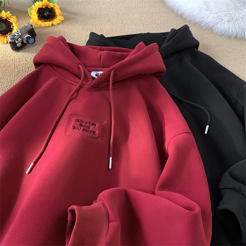 高品质砂洗钢印重磅连帽卫衣-B386-DB69特p50-控88，男装卫衣，电商B386