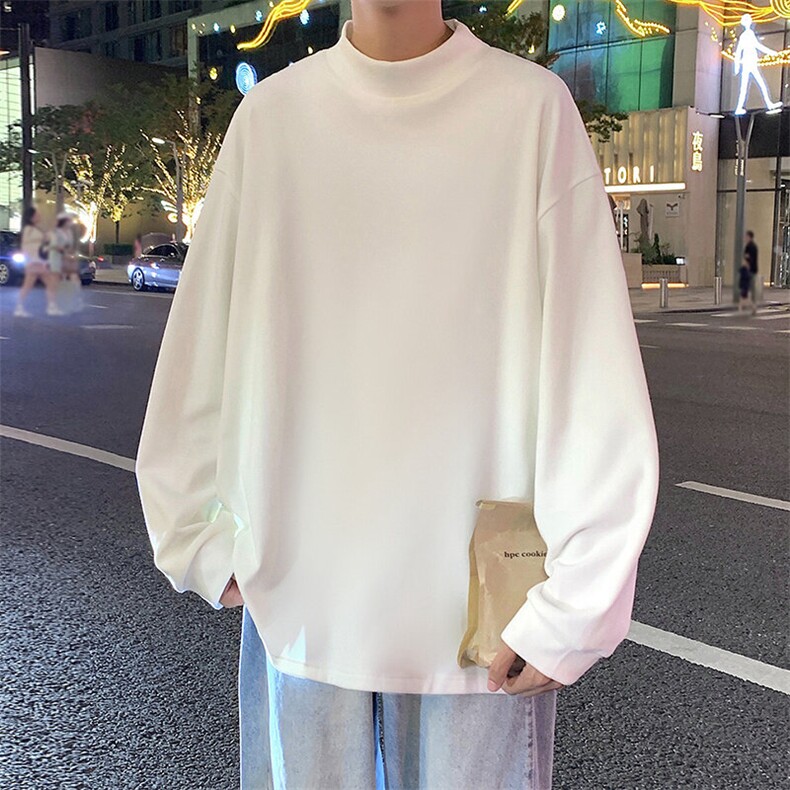 D002P35半高领德绒针织衫男秋冬季新款打底内搭毛衣美式潮牌加厚,男装针织衫/毛衣,星座304A-1