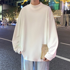 D002P35半高领德绒针织衫男秋冬季新款打底内搭毛衣美式潮牌加厚，男装针织衫/毛衣，星座304A-1