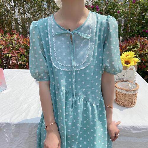 雪纺花裙，女装，Linda Jean