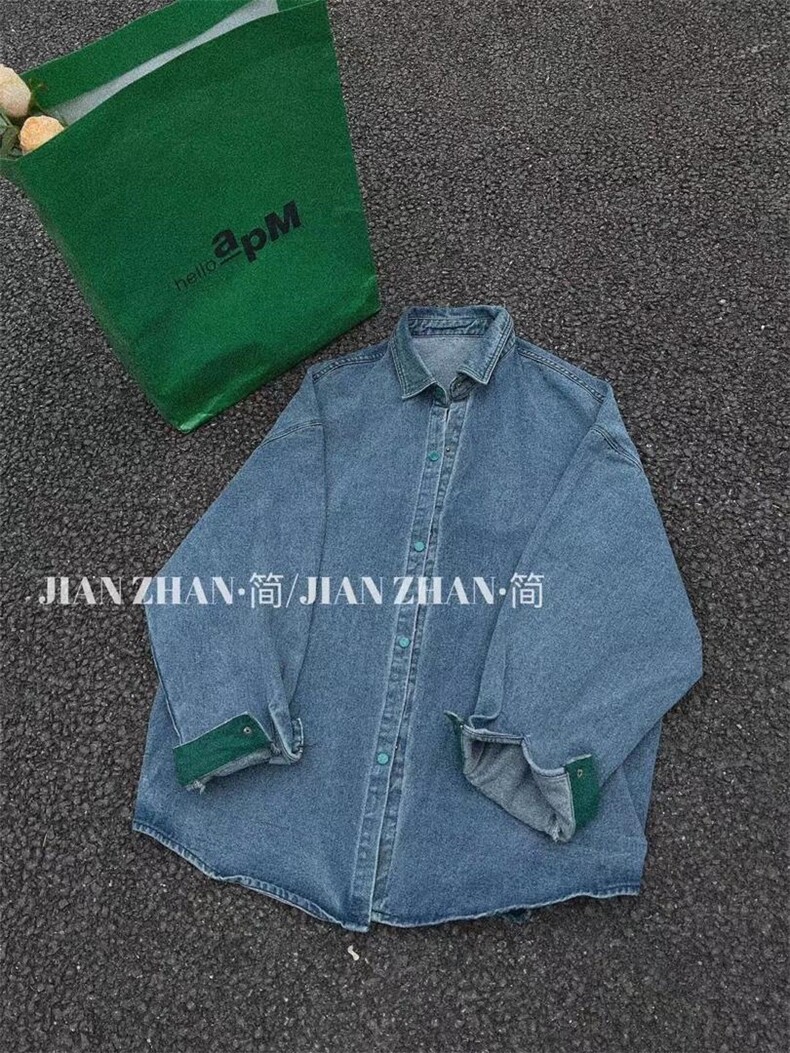 牛仔衬衫，女装衬衫，JIAN.Z 简.站