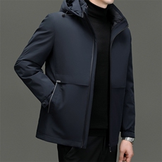BNYR809钱塘2020-2商务简约冬季厚款中年男士90鸭绒羽绒服P255，男装羽绒服，钱塘207-2