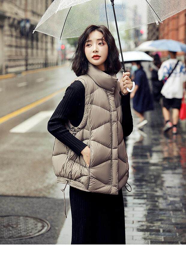 羽绒马甲，女装马甲，美惠百合
