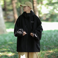 锋衣登山服外套男女春秋夏季户外2023新款防水连帽夹克外套JK39，男装夹克，星座1116A-1（原606A）