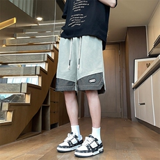 短裤男夏季新款港风宽松五分裤DK509-P35，男装牛仔裤，星座214-3