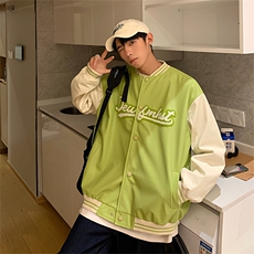 春秋季港风休闲刺绣夹克ins潮流外套美式高街棒球服W1729-P68，男装夹克，星座512-4