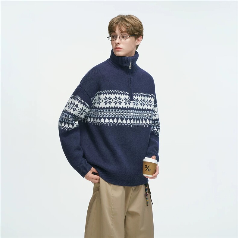 1506-1/MA15161高品质/P69冬新款开衫毛衣美式复古休闲慵懒风，男装针织衫/毛衣，星座1506-1