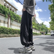 电商DSA028-CK2488P48新款休闲纯色条纹长裤男60棉40聚酯，男装休闲裤，电商A028